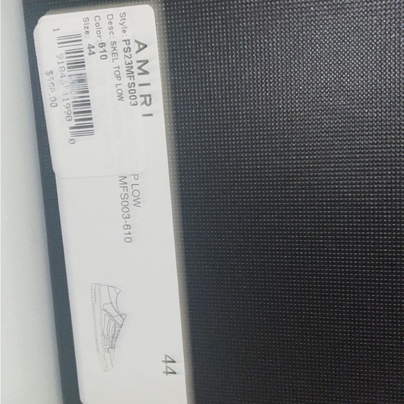 Red Amiri Mens Shoes size 44/11 - Picture 4 of 4